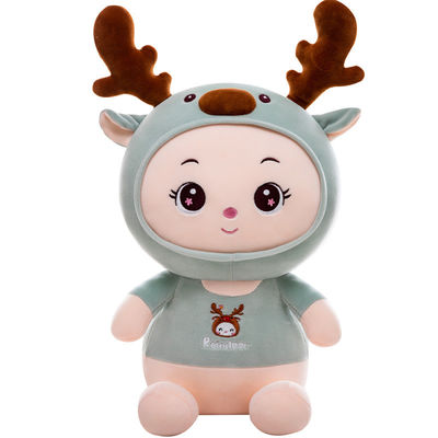 子供のためのポリプロピレンの綿の詰物のギフトが付いている35cmのシカのPlushおもちゃ35cm