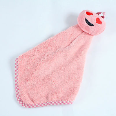 敏感な20cm正方形の短いPlush赤ん坊の唾液タオル