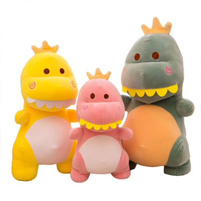 ポリプロピレンの綿の詰物が付いているOEM 25cmの漫画の恐竜のPlush枕