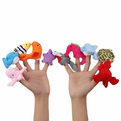 小学校学生15cm Plush指のパペット