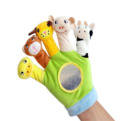20cm短いPlush親子供の相互手袋のおもちゃ