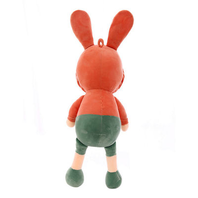 Childernのためのかわいく創造的な服の長い耳のウサギのPlushおもちゃ