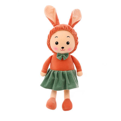 Childernのためのかわいく創造的な服の長い耳のウサギのPlushおもちゃ