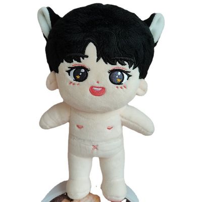 ポリプロピレンの綿の詰物が付いている短いPlushかわいい漫画の人形