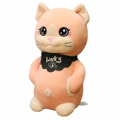 OEMは友好的な20cmの子供のかわいい猫のPlushおもちゃの皮を剥ぐ
