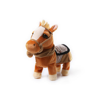 友好的な電気動きの不足分のPlush子馬のおもちゃの皮を剥ぎなさい