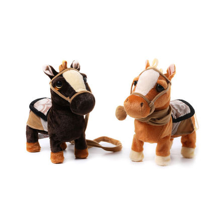 友好的な電気動きの不足分のPlush子馬のおもちゃの皮を剥ぎなさい
