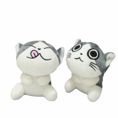 ポリプロピレンの綿の詰物との15cm猫Plush Keychain