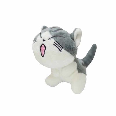 ポリプロピレンの綿の詰物との15cm猫Plush Keychain