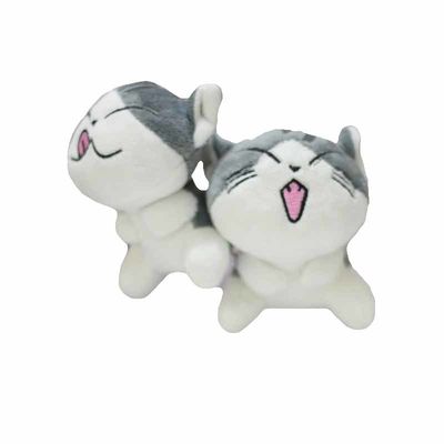 ポリプロピレンの綿の詰物との15cm猫Plush Keychain