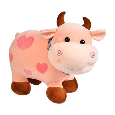 手の洗濯できる家の装飾牛Plush人形