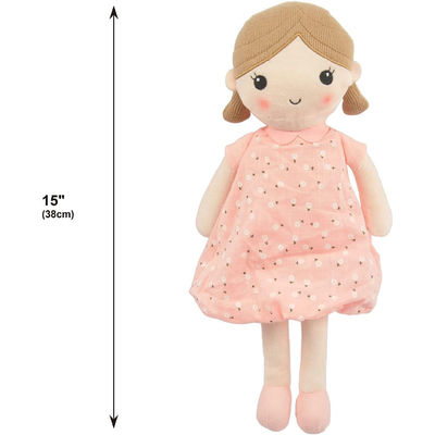 ASTMの身に着けているスカートの漫画の女の子のPlush人形38cm