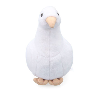 OEMのポリプロピレンの綿の詰物が付いている革新的で白い鳩のおもちゃ