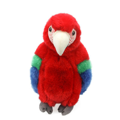 子供のplushおもちゃのための明るく赤いコンゴウインコのぬいぐるみのギフトを詰めるポリエステル線維