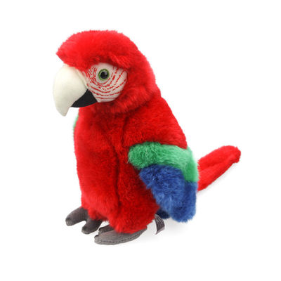 子供のplushおもちゃのための明るく赤いコンゴウインコのぬいぐるみのギフトを詰めるポリエステル線維