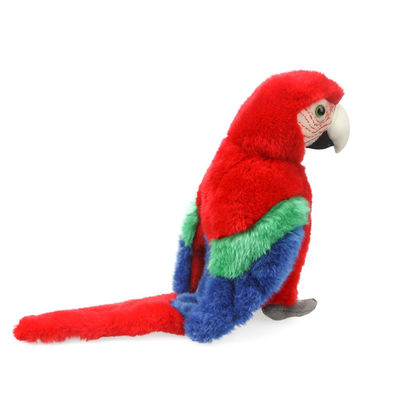 子供のplushおもちゃのための明るく赤いコンゴウインコのぬいぐるみのギフトを詰めるポリエステル線維