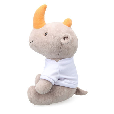 25cmの赤ん坊のためのリアルなポリプロピレンの綿の詰物のサイのPlushおもちゃ