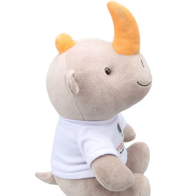 25cmの赤ん坊のためのリアルなポリプロピレンの綿の詰物のサイのPlushおもちゃ