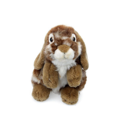 8インチのシミュレーションの柔らかいウサギのおもちゃは灰色のカーキ色のPlushイースター ギフトを詰めた
