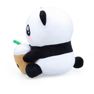 PPの綿によって詰められるミルクのティー カップのパンダのPlushおもちゃ