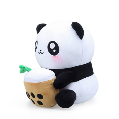 PPの綿によって詰められるミルクのティー カップのパンダのPlushおもちゃ