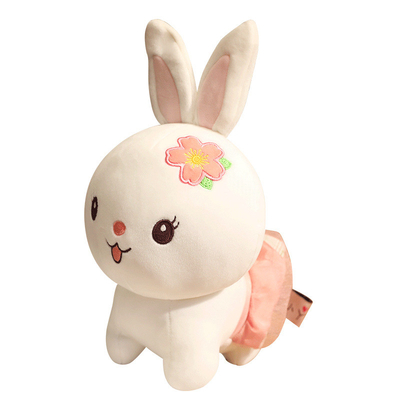 25cmの美しい着席のウサギのPlush人形のおもちゃOEM