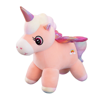 35cmのポリプロピレンの子供のための綿によって詰められるユニコーンのPlushおもちゃ