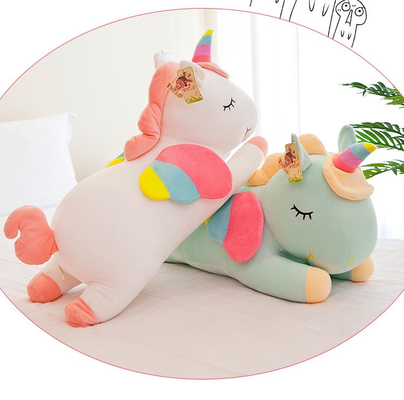35cmのポリプロピレンの子供のための綿によって詰められるユニコーンのPlushおもちゃ