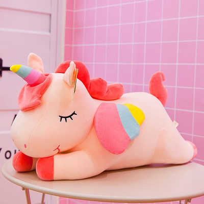 35cmのポリプロピレンの子供のための綿によって詰められるユニコーンのPlushおもちゃ
