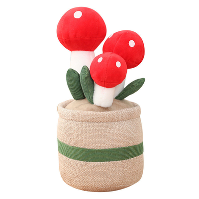 短いPlushシミュレーションの鉢植えな花は家の装飾のためのおもちゃISO9001を詰めた