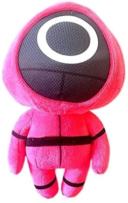 15cmのテーマのピンクの兵士のイカのゲームの子供のためのPlushおもちゃの綿