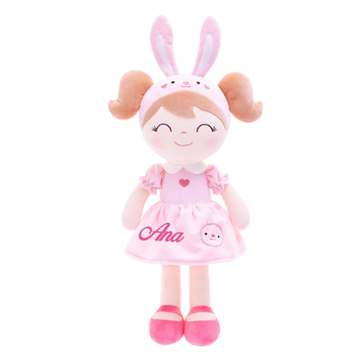 日本製アニメのギフトのためのPlushおもちゃPPの綿の注入口25cmに服を着せている美しい女の子
