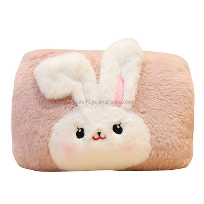 ISO9001は100%のポリエステルPlushオフィスの仮眠の枕を証明した