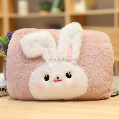 ISO9001は100%のポリエステルPlushオフィスの仮眠の枕を証明した