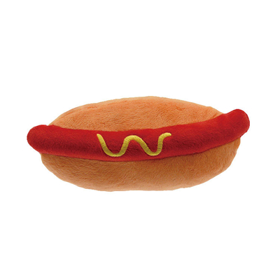 OEM/ODMの相互食糧はPlushピカピカの犬のおもちゃを形づけた