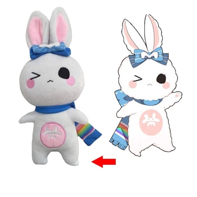 KawaiiのEN71証明のプラシ天によって詰められるバニーのおもちゃ