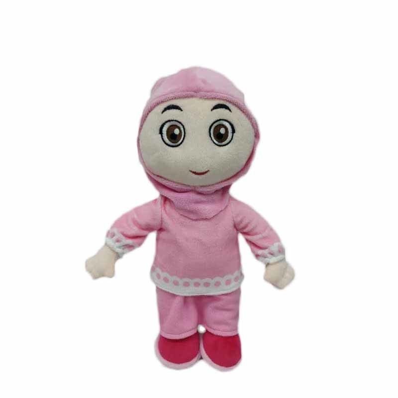 30cmのアフリカの女の子の人形のPlushおもちゃの女の子は子供の日のためのギフトを詰めた
