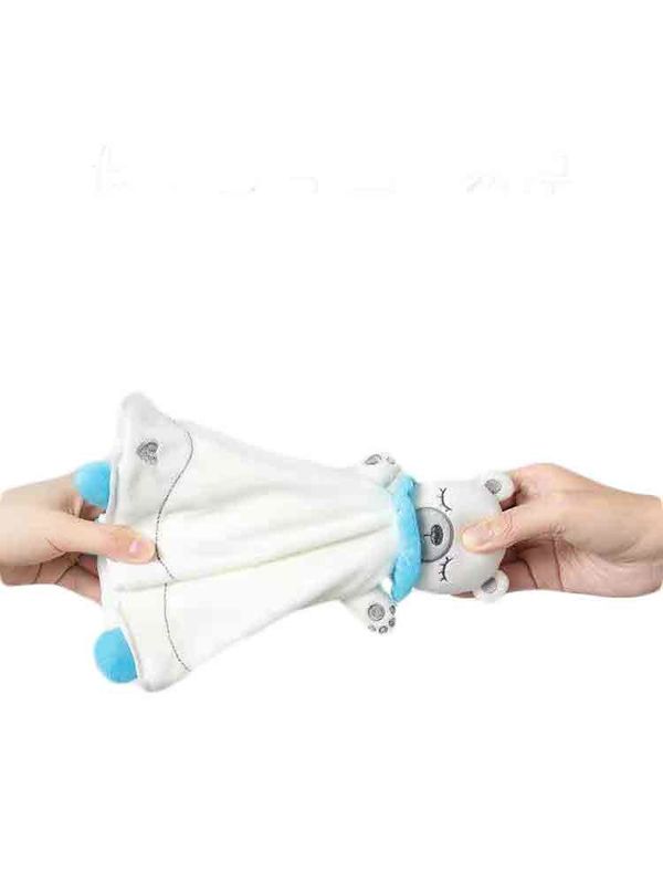0-1タオルを慰めている歳の新生のぬいぐるみPlush手パペットおもちゃの赤ん坊