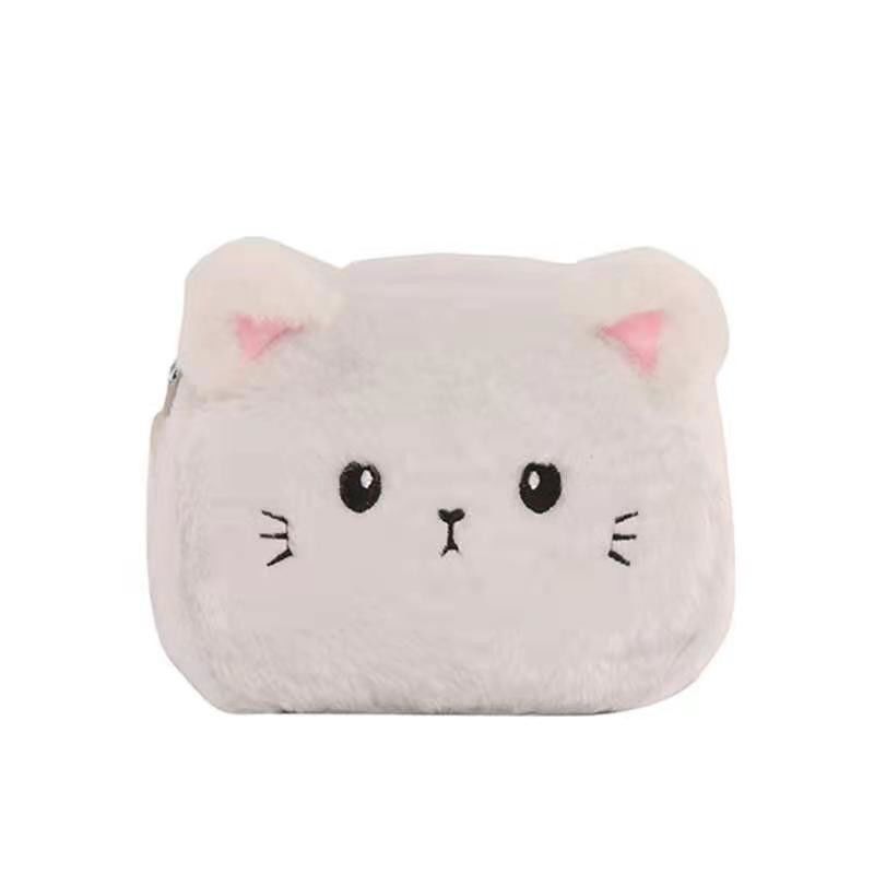Girl Cross Body Cat 12*20cmのかわいく小さい王女Plush袋の柔らかい赤ん坊のリュックサック