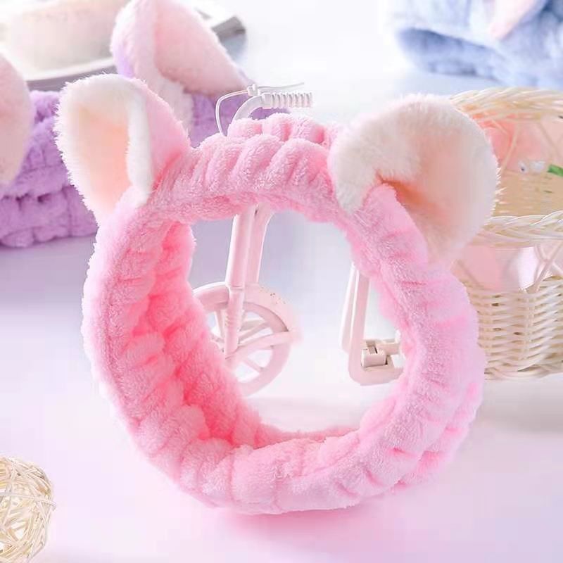 かわいい猫耳の簡単な構造のPlushヘッドバンドのPlush毛バンド柔らかいおもちゃの付属品