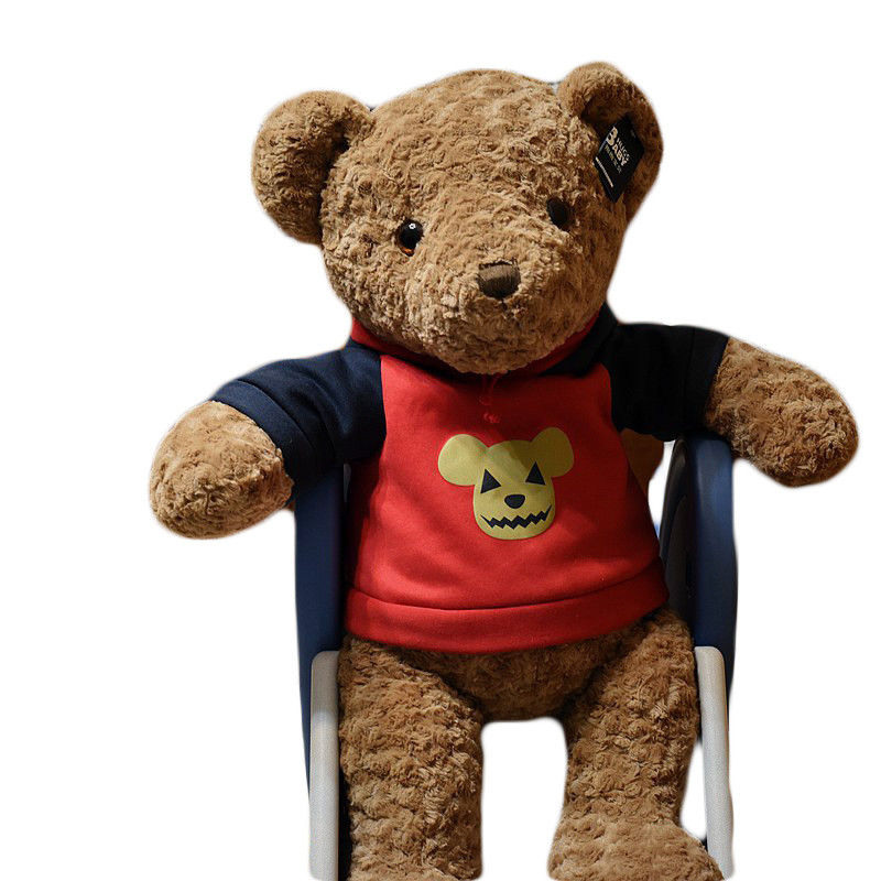 18cmの200g黒人のブラウン ローズのビロードのテディー・ベアのPlush人形はかわいく愛らしいおもちゃに服を着せた