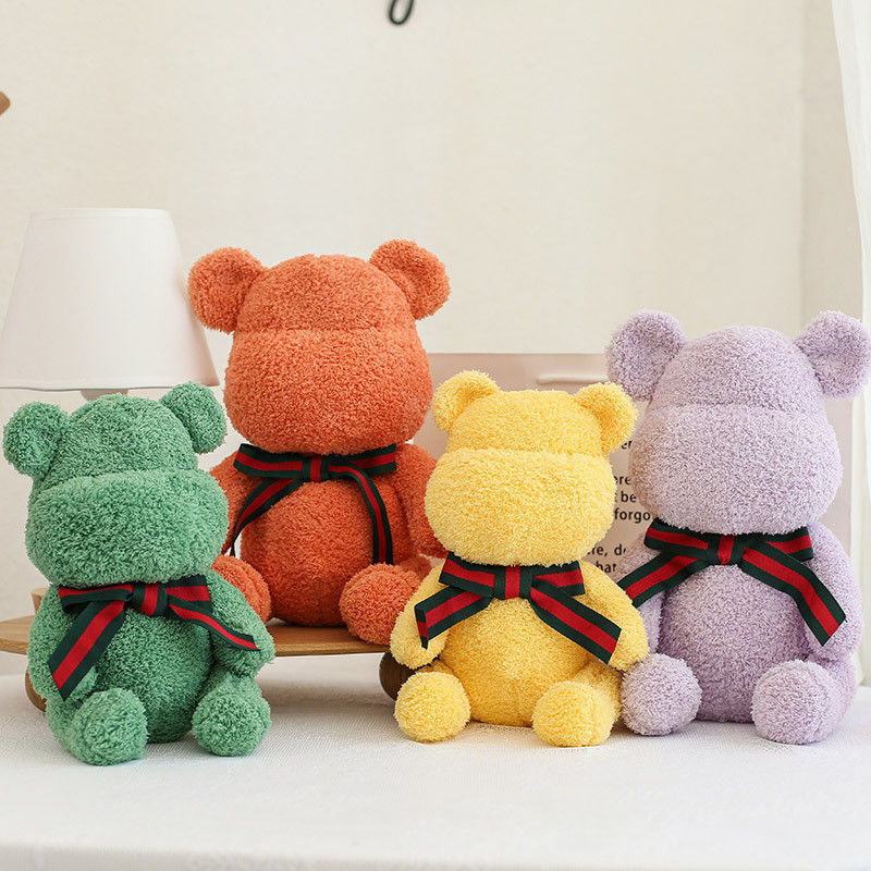 ポリプロピレンの綿が付いている多彩の20cmの抱擁くまのおもちゃの詰物