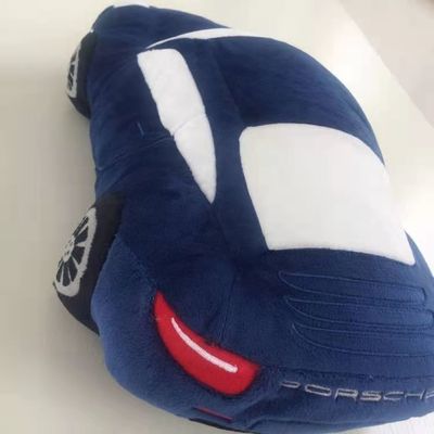 30cmの警察のポルシェ車のPlushおもちゃの子供の柔らかい枕子供は示す