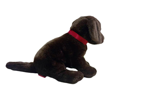 30cmブラウン犬のPlushおもちゃの子供の慰めの注文犬のぬいぐるみ
