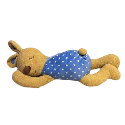40cmの柔らかい動物のPlushおもちゃの睡眠のウサギのPlush枕コーヒーかピンク