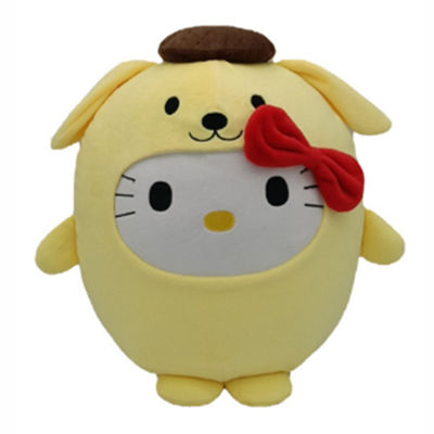 25cmのキティのPlush人形のおもちゃのPlush枕クッションはPlush家の装飾をカスタマイズした