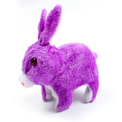 健全なバニーのPlushおもちゃを歩かせる20cmの電動機の中心