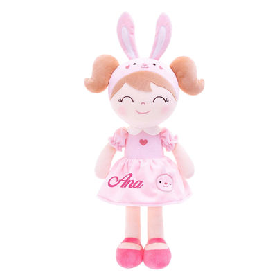 日本製アニメのギフトのためのPlushおもちゃPPの綿の注入口25cmに服を着せている美しい女の子